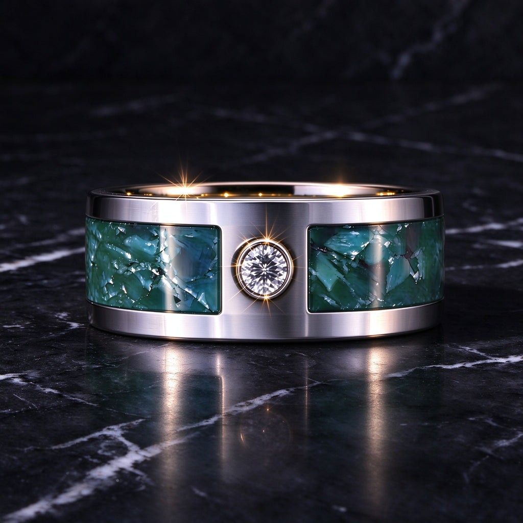 Handcrafted Thai 10 Baht Coin Ring | Mens Wide Band Ring-1993-2013