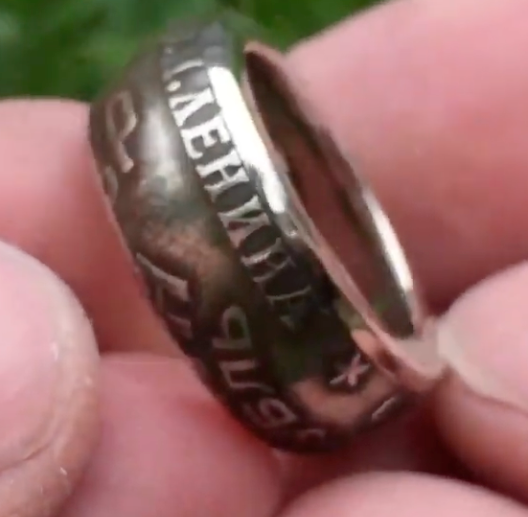 USSR Soviet Coin Ring — Handcrafted Vintage Silver Coin Jewelry