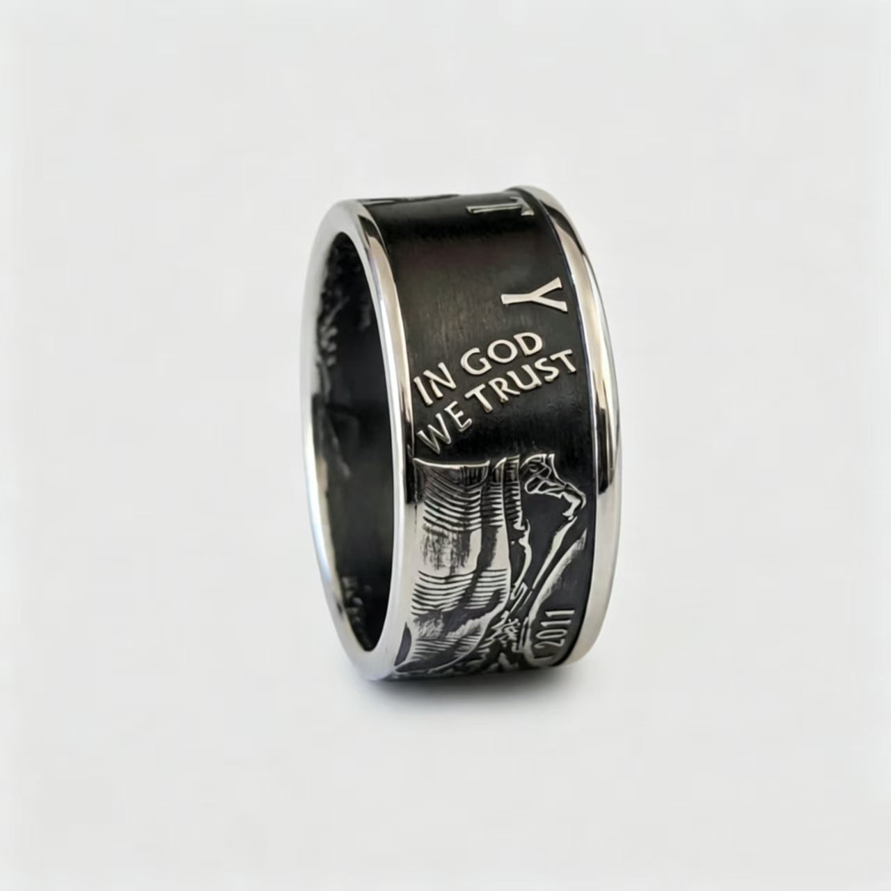 American Silver Eagle Coin Ring | Hand-Forged  Silver Walking Liberty