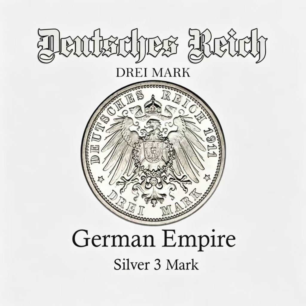 Prussian Silver Coin Ring | Hand-Forged 1911 German Empire Antique Ring