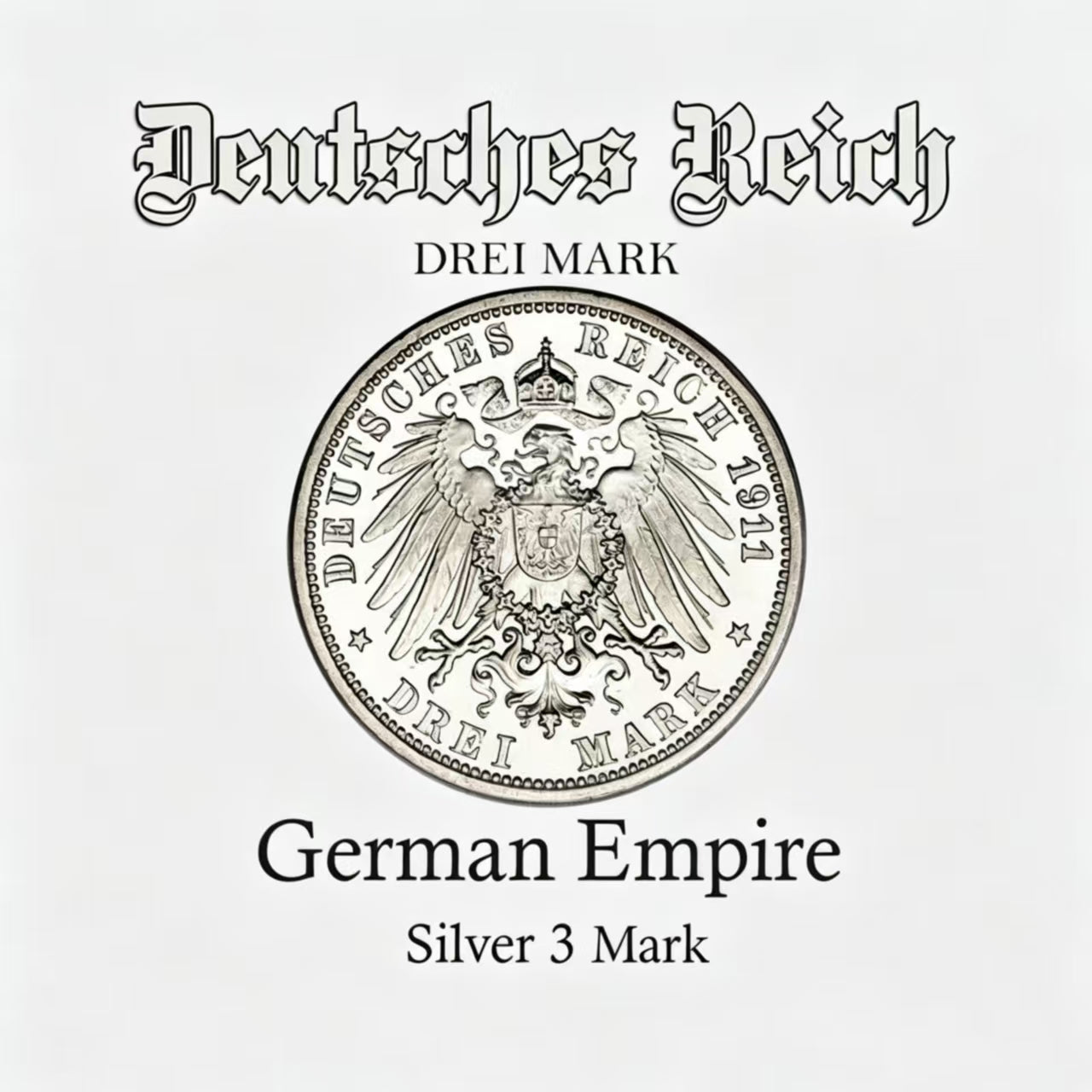 Prussian Silver Coin Ring | Hand-Forged 1911 German Empire Antique Ring