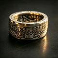 Prussian Silver Coin Ring | Hand-Forged 1911 German Empire Antique Ring