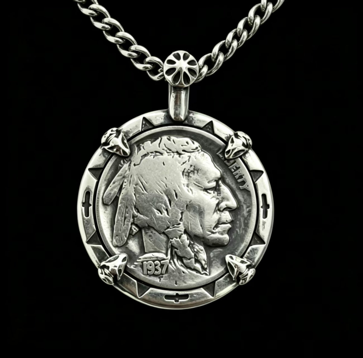 Lucky Buffalo Nickel Pendant