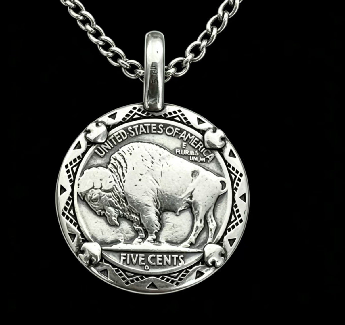 Lucky Buffalo Nickel Pendant