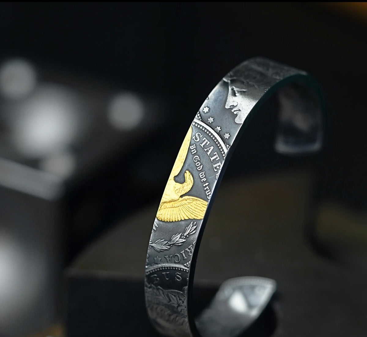 Morgan Coin Ring&Bracelet-1878–1921 Hand-Forged