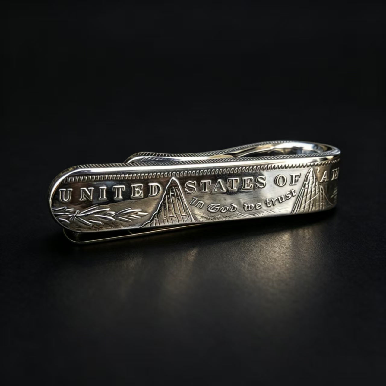 Morgan Silver Dollar Coin Money Clip | Hand-Forged 1878–1904