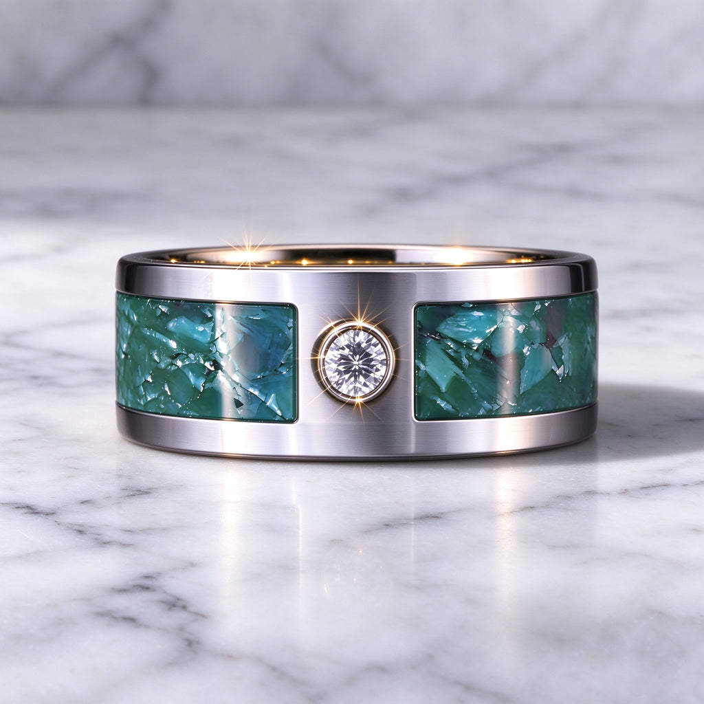 Handcrafted Thai 10 Baht Coin Ring | Mens Wide Band Ring-1993-2013