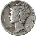 1916-1945 Mercury Dime  （0.9 Silver）