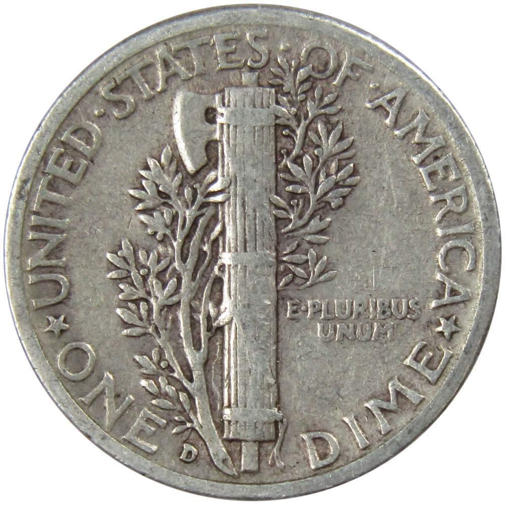 1916-1945 Mercury Dime  （0.9 Silver）