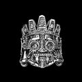 Tlaloc Ring — Aztec Rain God Sterling Silver Statement Ring