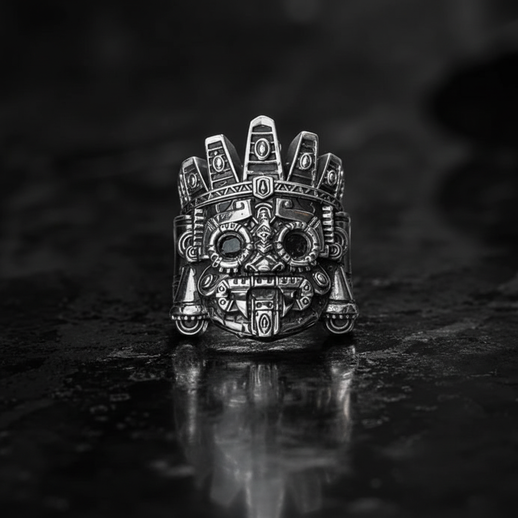 Aztec Silver Ring