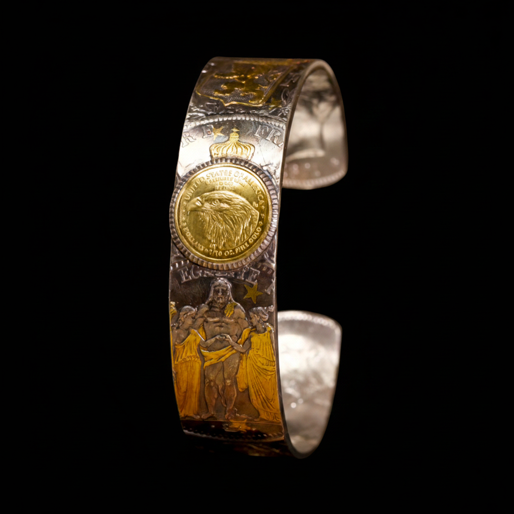 Coin Bracelet 800x800 Black Background
