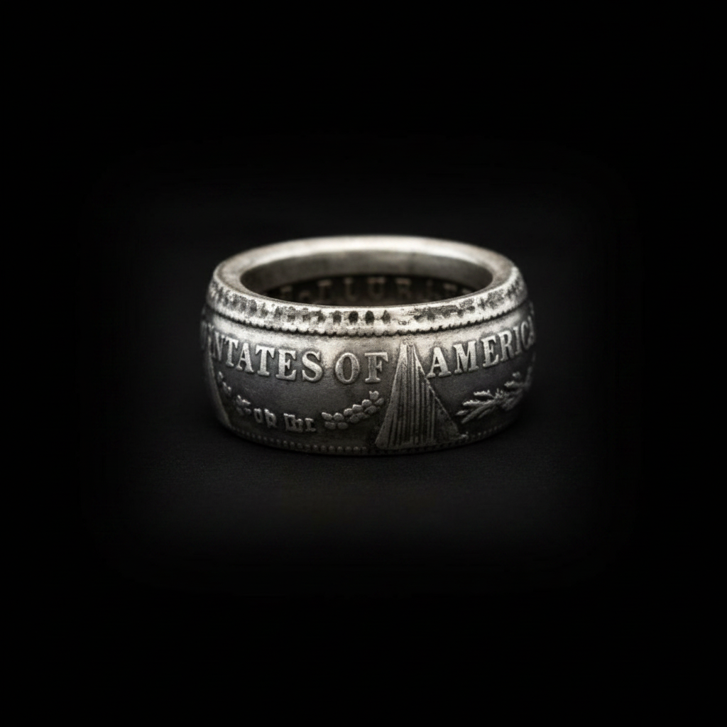 Coin Ring 1 - Black Background