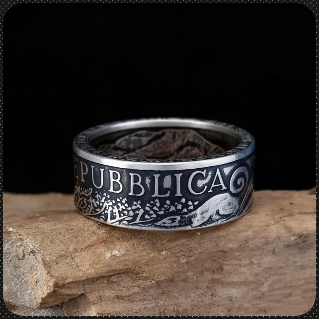 Coin Ring 1 — Black Background