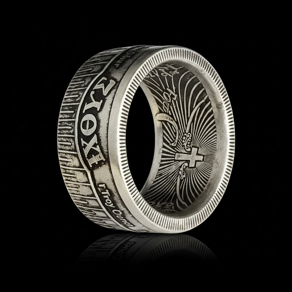 Coin Ring Black Background No Watermark