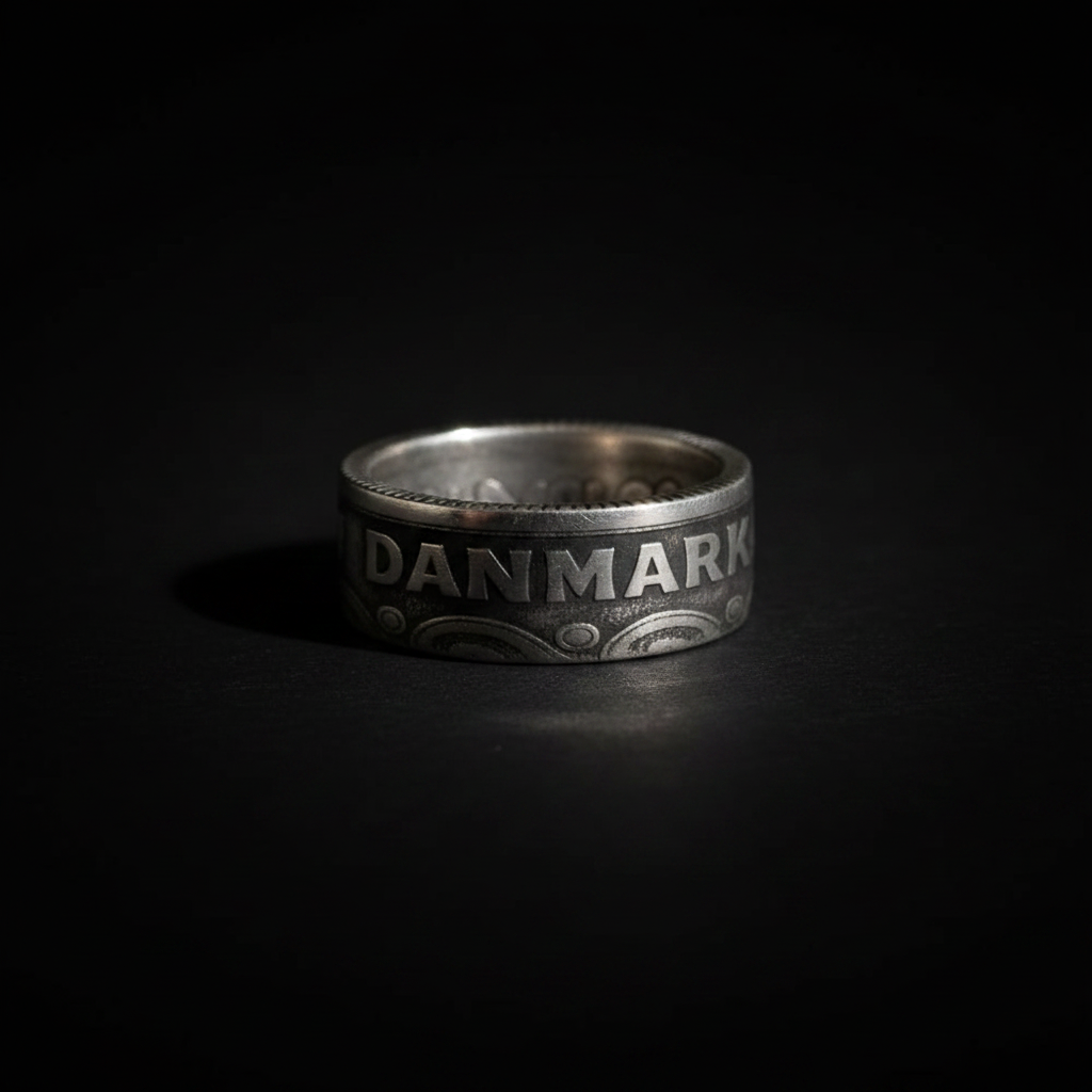 主图 - Danish Coin Ring 正面特写