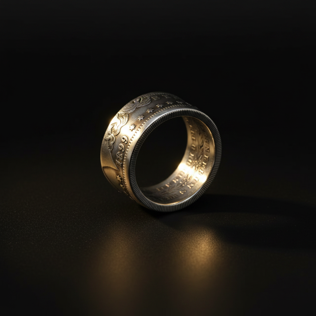 主图 - Morgan Coin Ring Classic