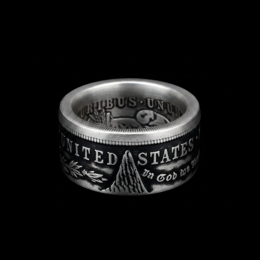 Morgan Dollar Ring - Front