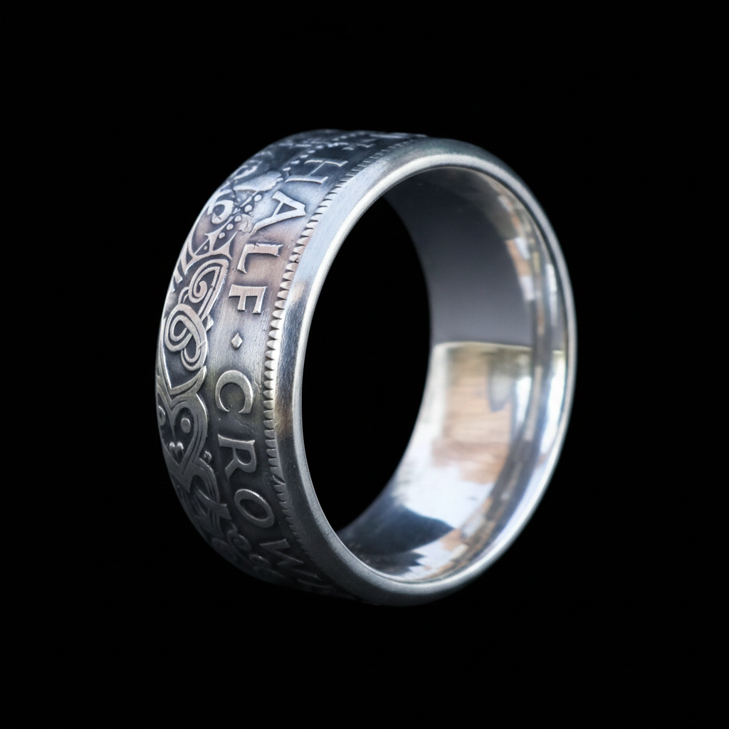 NZ Coin Ring - HALF CROWN
