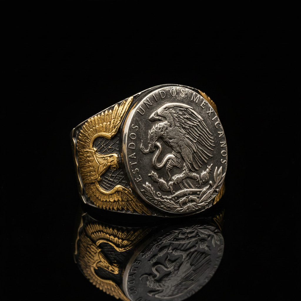 Ring Front View Black BG