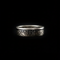 Silver Kentucky Ring - Black BG 2