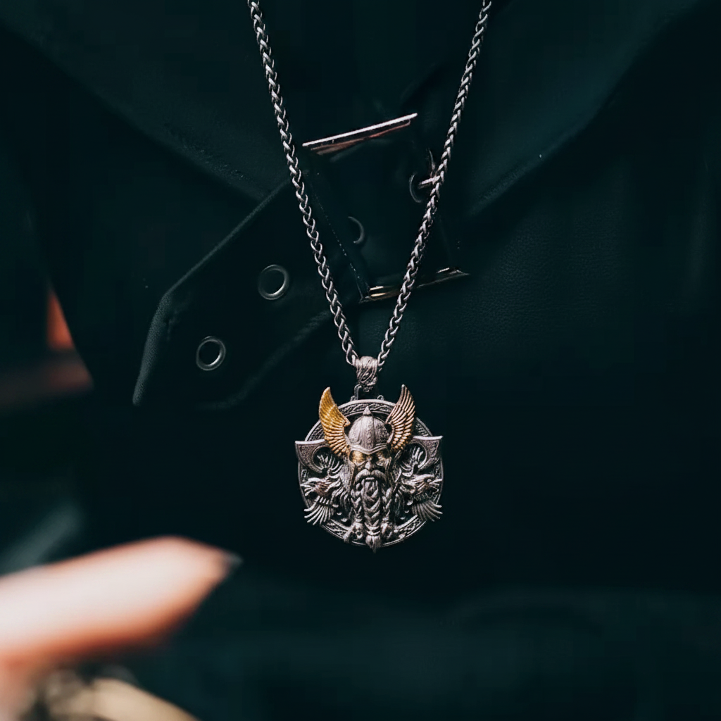 Viking Odin Pendant - 800x800