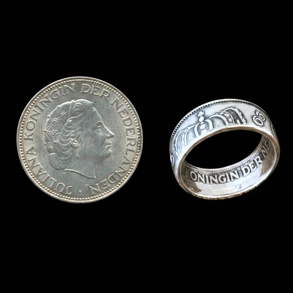 硬币 vs Queen Ring 1:1对比图